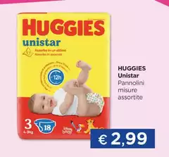 Huggies - Unistar Pannolini Misure Huggies - Unistar Pannolini Misure
