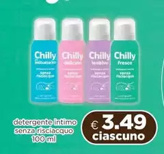 Chilly - Detergente Intimo Senza Risciacquo Chilly - Detergente Intimo Senza Risciacquo