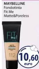 Maybelline - Fondotinta Fit Me Matte&Poreless Maybelline - Fondotinta Fit Me Matte&Poreless