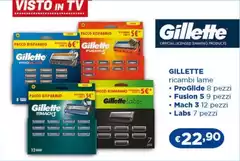 Gillette - GILLETTE Ricambi Lame Gillette - GILLETTE Ricambi Lame