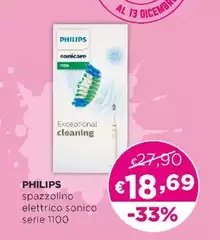 Philips - Spazzolino Elettrico Sonico Serie 1100