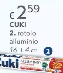 Cuki - Rotolo Alluminio Cuki - Rotolo Alluminio
