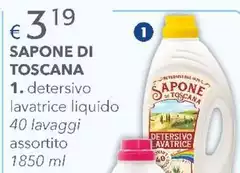 Sapone Di Toscana - Detersivo Lavatrice Liquido