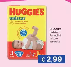 Huggies - Unistar Pannolini Misure Huggies - Unistar Pannolini Misure