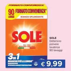 Sole - Detersivo Polvere Lavatrice