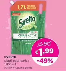 Svelto - Piatti Ecoricarica Svelto - Piatti Ecoricarica