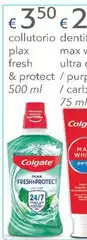 Colgate - Collutorio Denti Plax Fresh & Protect