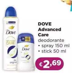 Dove - Advanced Care Deodorante