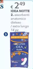 Idea natura - Assorbenti Anatomico Disteso / Extra Lungo