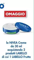 Nivea - La Creme Da 30 Ml Acquistando 2 Prodotti