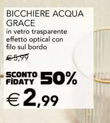 Bicchiere Acqua