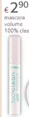 Mascara Volume 100% Clean