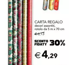 Carta Regalo Carta Regalo