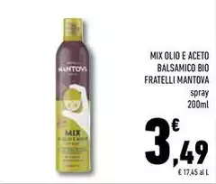 Fratelli mantova - Mix Olio E Aceto Balsamico Bio Fratelli mantova - Mix Olio E Aceto Balsamico Bio