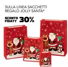 Linea - Sulla Sacchetti Regalo Jolly Santa Linea - Sulla Sacchetti Regalo Jolly Santa
