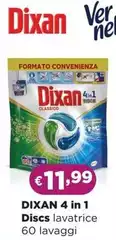 Dixan - 4 In 1 Discs Lavatrice