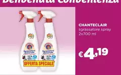Chanteclair - Sgrassatore Spray Chanteclair - Sgrassatore Spray