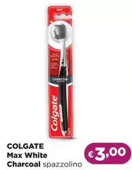 Colgate -  Max White Charcoal Spazzolino