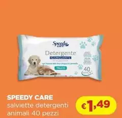 Speedy Care - Care Salviette Detergenti Animali