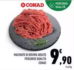 Conad - Macinato Di Bovino Adulto Percorso Qualità