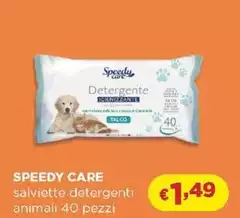 Speedy Care - Care Salviette Detergenti Animali