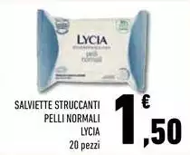 Lycia - Salviette Struccanti Pelli Normali