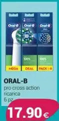 Oral b - Pro Cross Action Ricarica Oral b - Pro Cross Action Ricarica