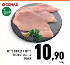 Conad - Petto Di Pollo A Fette Percorso Qualità