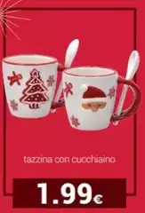 Tazzina Con Cucchiaino Tazzina Con Cucchiaino