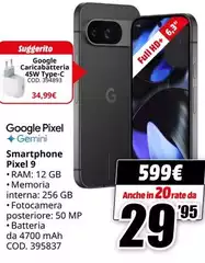 Google -  Pixel + Gemini Smartphone Pixel 9