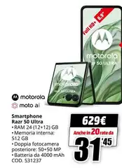 Motorola - Smartphone Razr 50 Ultra