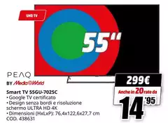 Peaq - Smart Tv 55GU-7025C Peaq - Smart Tv 55GU-7025C