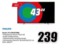 Philips - Smart TV 43PUS7000 Philips - Smart TV 43PUS7000