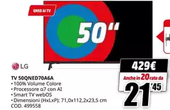 LG - Tv 50QNED70A6A