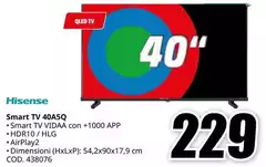 Hisense - Smart TV 40A5Q Hisense - Smart TV 40A5Q