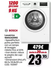 Bosch - Lavatrice WAN24209II Bosch - Lavatrice WAN24209II