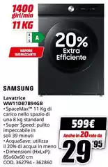 Samsung - Lavatrice WW11DB7B94GB
