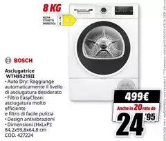 Bosch - Asciugatrice WTH8S218IT Bosch - Asciugatrice WTH8S218IT