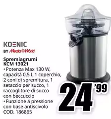 Koenic - Spremiagrumi KCM 13021 Koenic - Spremiagrumi KCM 13021