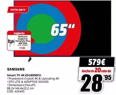 Samsung - Smart Tv 4K 65U8000FU Samsung - Smart Tv 4K 65U8000FU