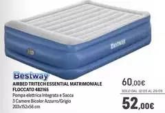 Bestway - Airbed Tritech Essential Matrimoniale Floccoato 242165 Bestway - Airbed Tritech Essential Matrimoniale Floccoato 242165