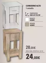 Solo - Comodino Alto Solo - Comodino Alto