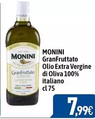 Monini - Granfruttato Olio Extra Vergine Di Oliva 100% Italiano Monini - Granfruttato Olio Extra Vergine Di Oliva 100% Italiano