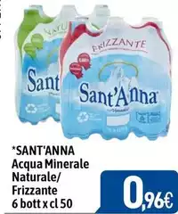 Sant'anna - Acqua Minerale Naturale/ Frizzante Sant'anna - Acqua Minerale Naturale/ Frizzante