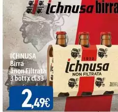 Ichnusa - Birra Añon Filtrata