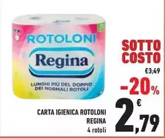 Regina - Carta Igienica Rotoloni Regina - Carta Igienica Rotoloni