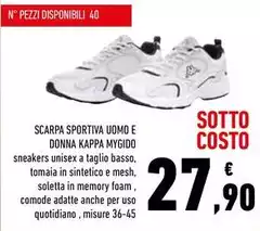 Kappa - Scarpa Sportiva Uomo E Donna Mygido Kappa - Scarpa Sportiva Uomo E Donna Mygido