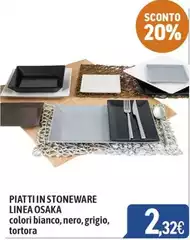 Linea - Piatti In Stoneware Linea - Piatti In Stoneware