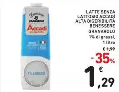 Granarolo - Latte Senza Lattosio Accadi Alta Digeribilita Benessere
