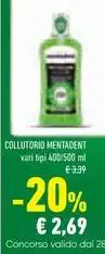 Mentadent - Collutorio Mentadent - Collutorio